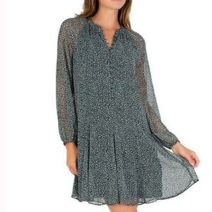 Joie | Limited Edition Balloon Sleeve Mini Dress, Color - Arctic Animal Spot